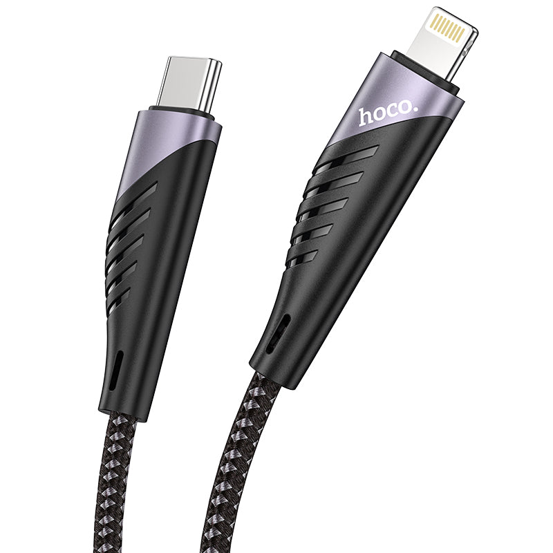 Hoco Braided USB-C to Lightning Data and Charge (1.2m) - SKmobile Canada