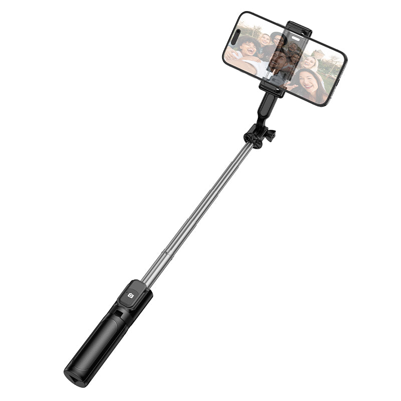 Ultra-Compact Bluetooth Selfie Stick and Foldable Travel Tripod (62cm)