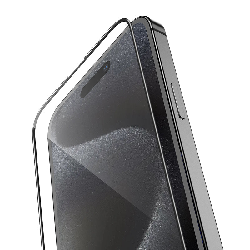 Full Screen Tempered Glass Screen Protector for iPhone 16 Plus | 15 Plus (0.4mm Clear)