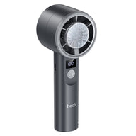 Portable Handheld Cooling Fan with Ice Cooling Plate and Digital Display