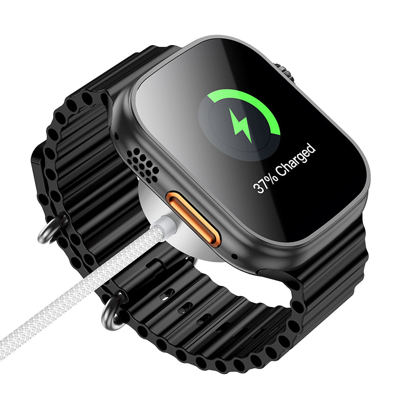 2-in-1 Magnetic Wireless USB-C Watch Charger for Apple & Samsung