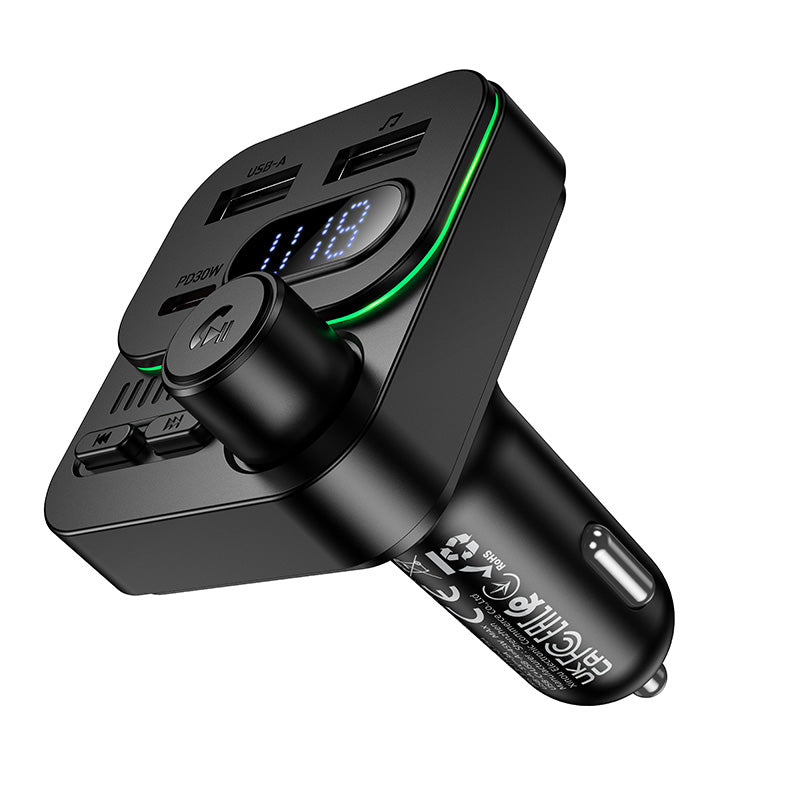 Ocean 45W Bluetooth 5.4 FM Transmitter with 30W PD Fast Charging