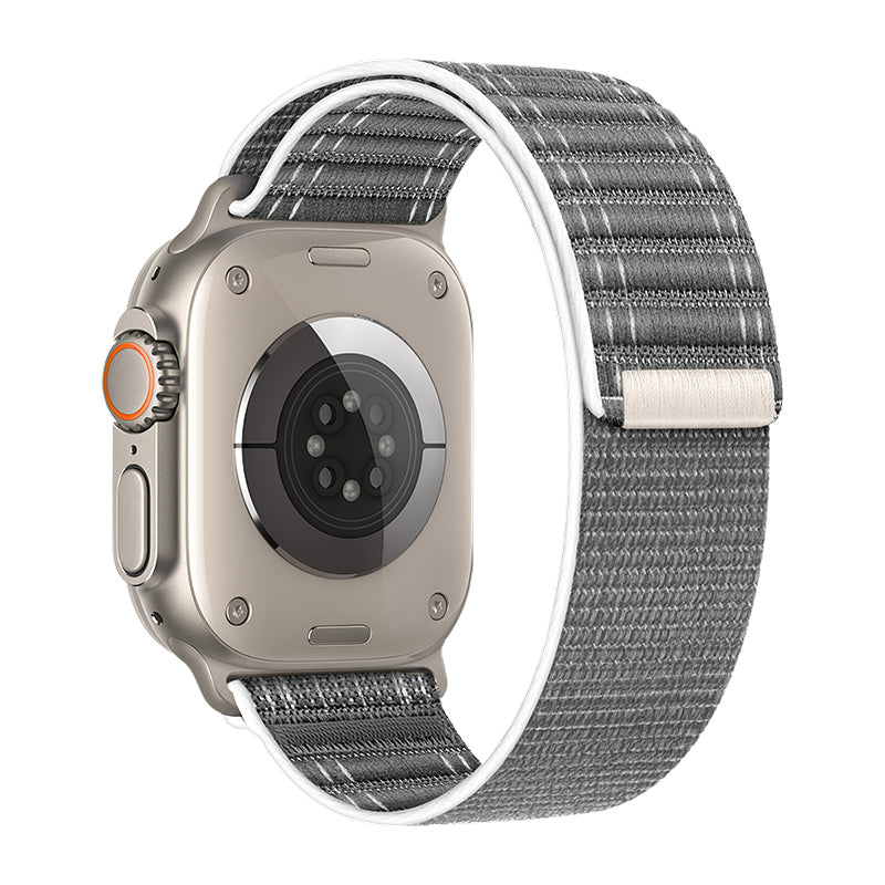 Lightweight Woven Nylon Wave Pattern Loop Band for Apple Watch
