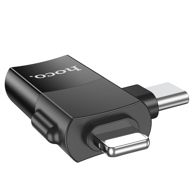 Lightning+USB-C to USB OTG Adapter - SKmobile Canada