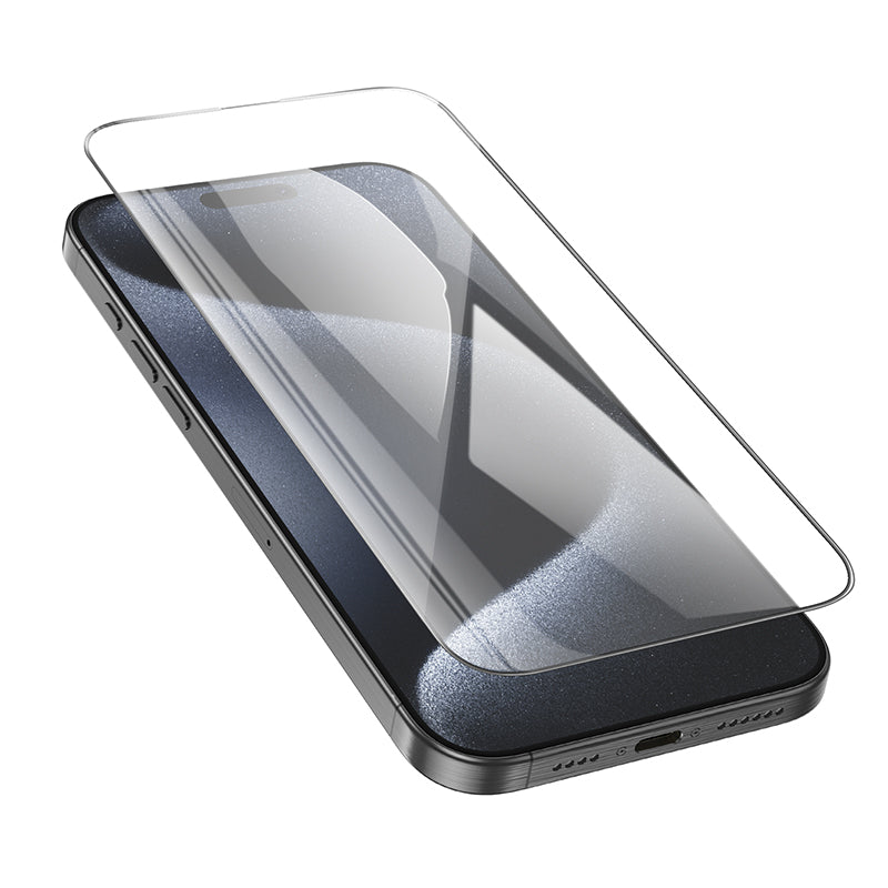 Full Screen Tempered Glass Screen Protector for iPhone 16 Pro Max (0.3mm Clear)