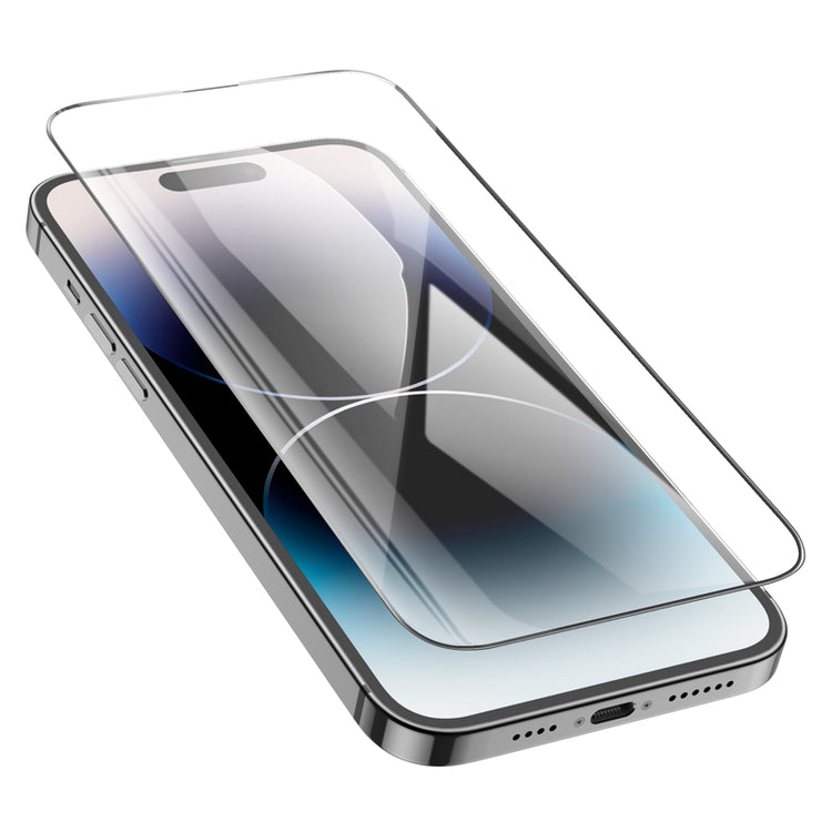 Full Screen Tempered Glass Screen Protector for iPhone 14 Pro (0.3mm Clear)