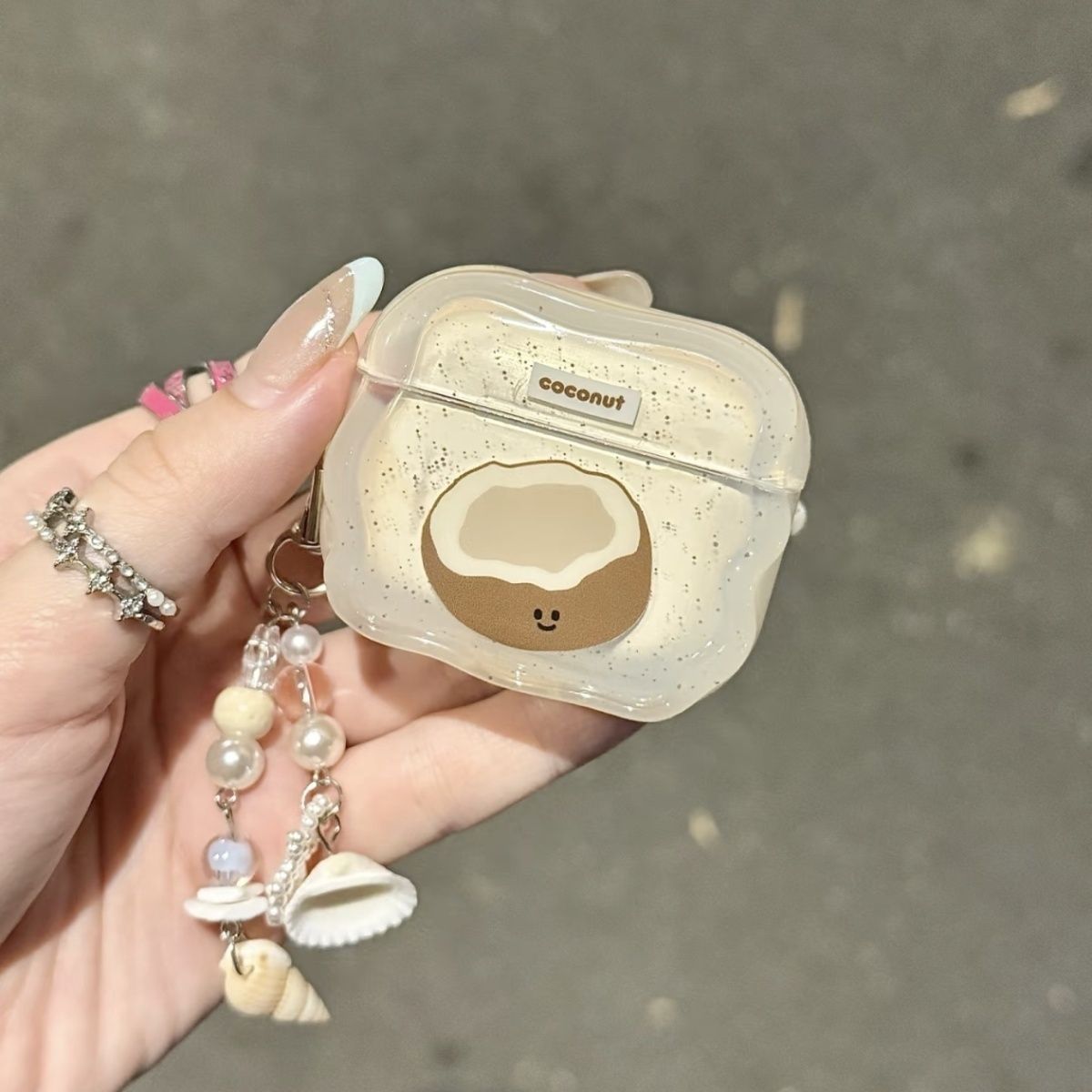 Cute Coconut AirPods Case