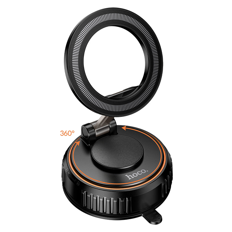 Universal Vacuum Suction Magnetic Car Phone Mount with 360-Degree Rotation
