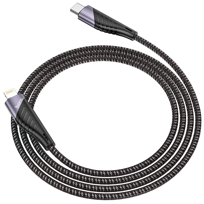 Hoco Braided USB-C to Lightning Data and Charge (1.2m) - SKmobile Canada