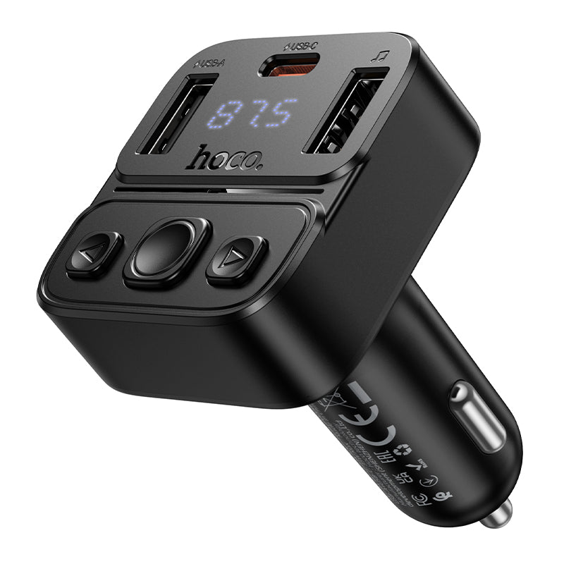 Delta 35W Bluetooth 5.4 FM Transmitter with Dual Fast Charging