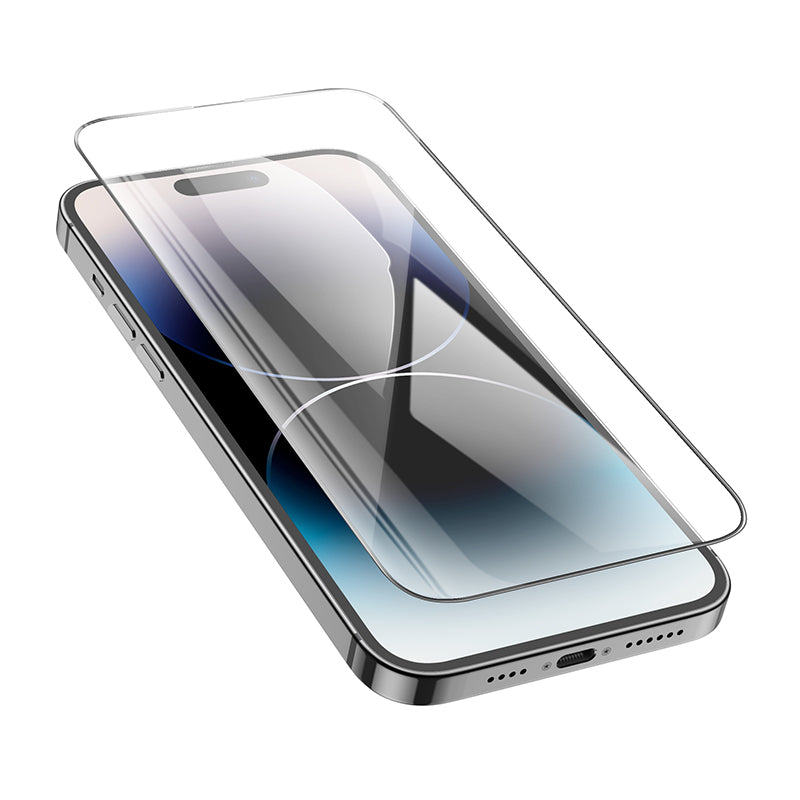 Full Screen Tempered Glass Screen Protector for iPhone 15 Pro Max (0.3mm Clear)