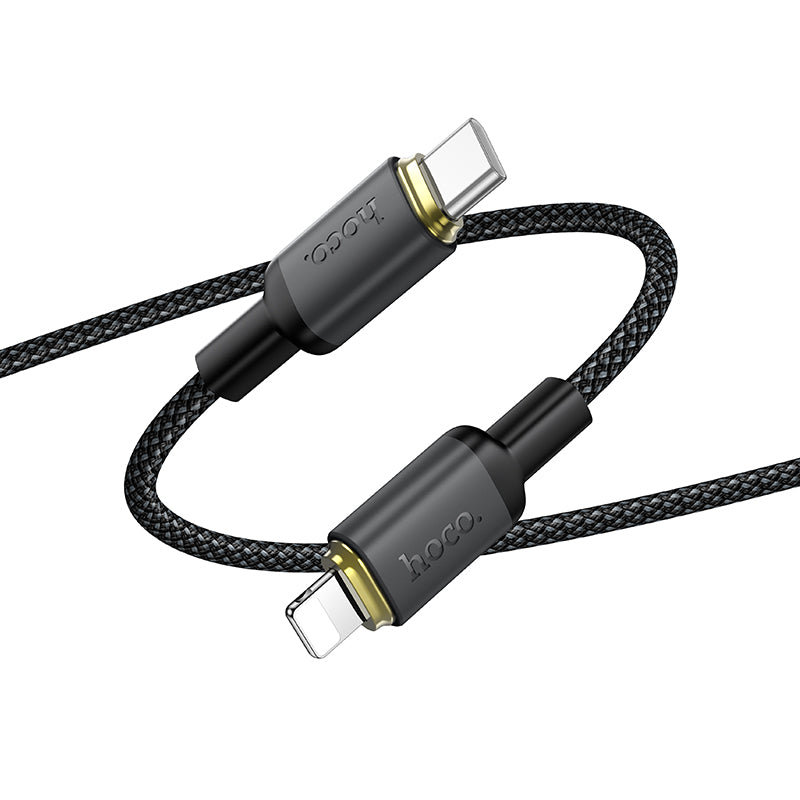 USB-C to Lightning Braided Fast Charging Cable 30W Power Delivery 1m