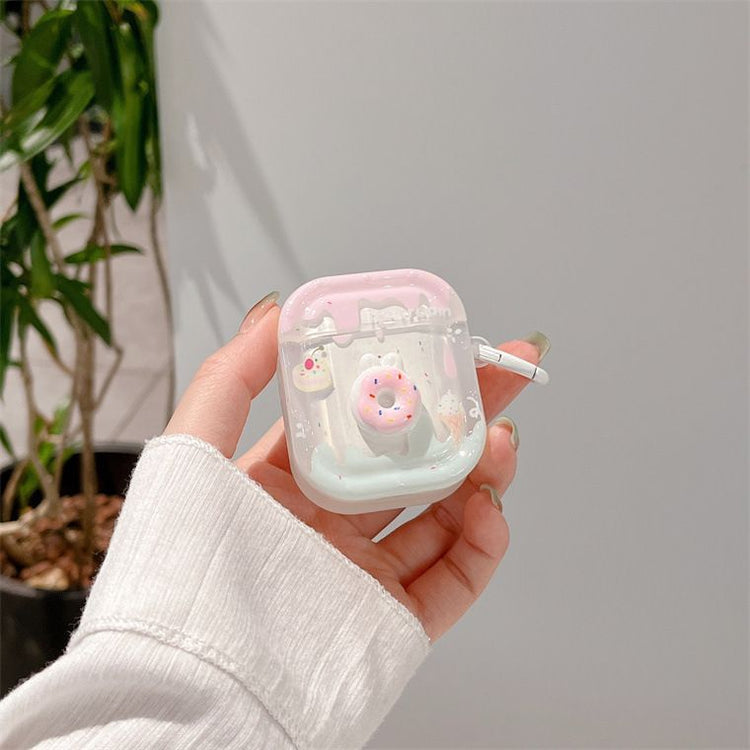 Cute Donut Drip AirPods Case