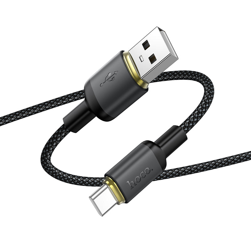 3A Fast Charging USB to Type-C Braided Cable High Speed Data (1m)