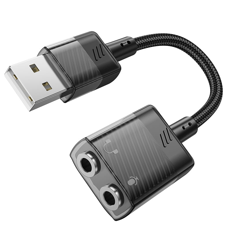 LS37 2-in-1 External Sound Card For Earphones and Mic - SKmobile Canada
