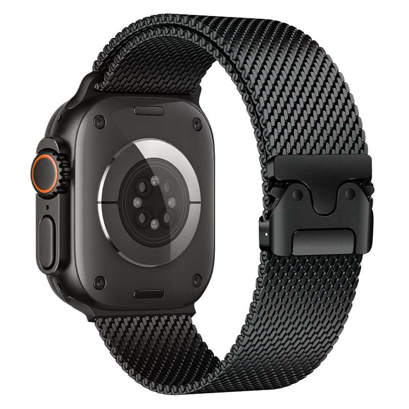 Apple Watch Band -  Original Series Umbrella Buckle Milanese Steel Strap