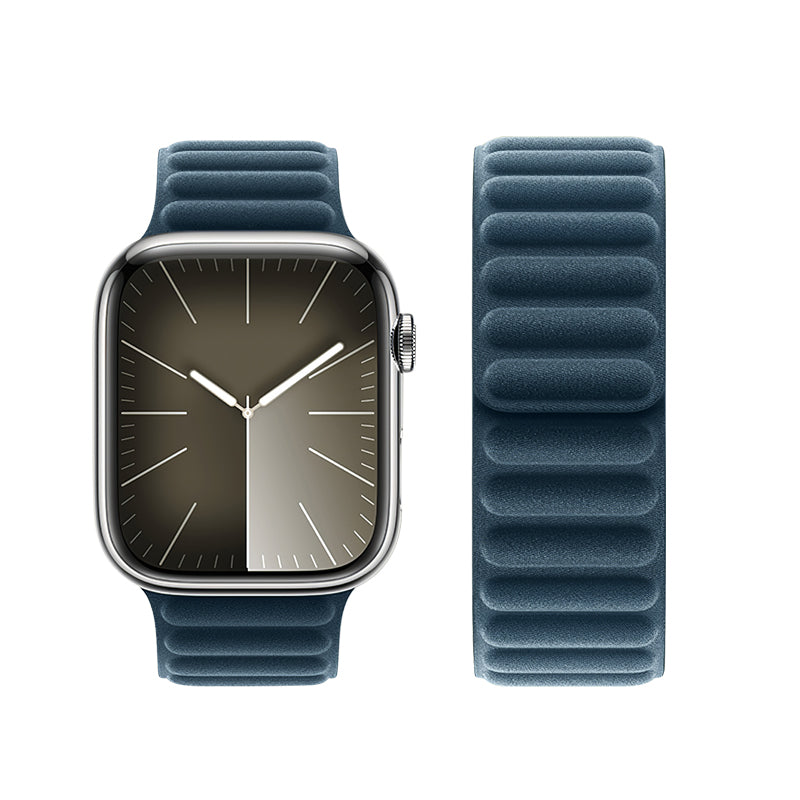 Premium Fine Woven Magnetic Link Replacement Strap for Apple Watch