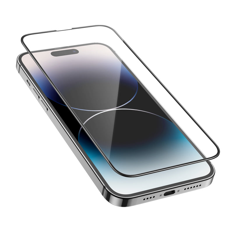 Full Screen Tempered Glass Screen Protector for iPhone 14 Pro (0.4mm Clear)