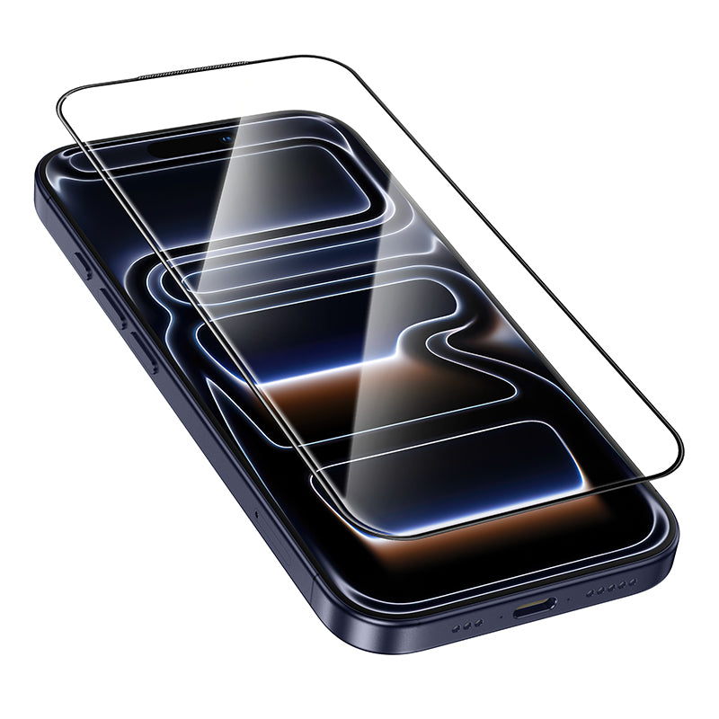 Guardian G16 Full Screen Tempered Glass Screen Protector for iPhone 17 / 16 Pro (0.4mm Clear)