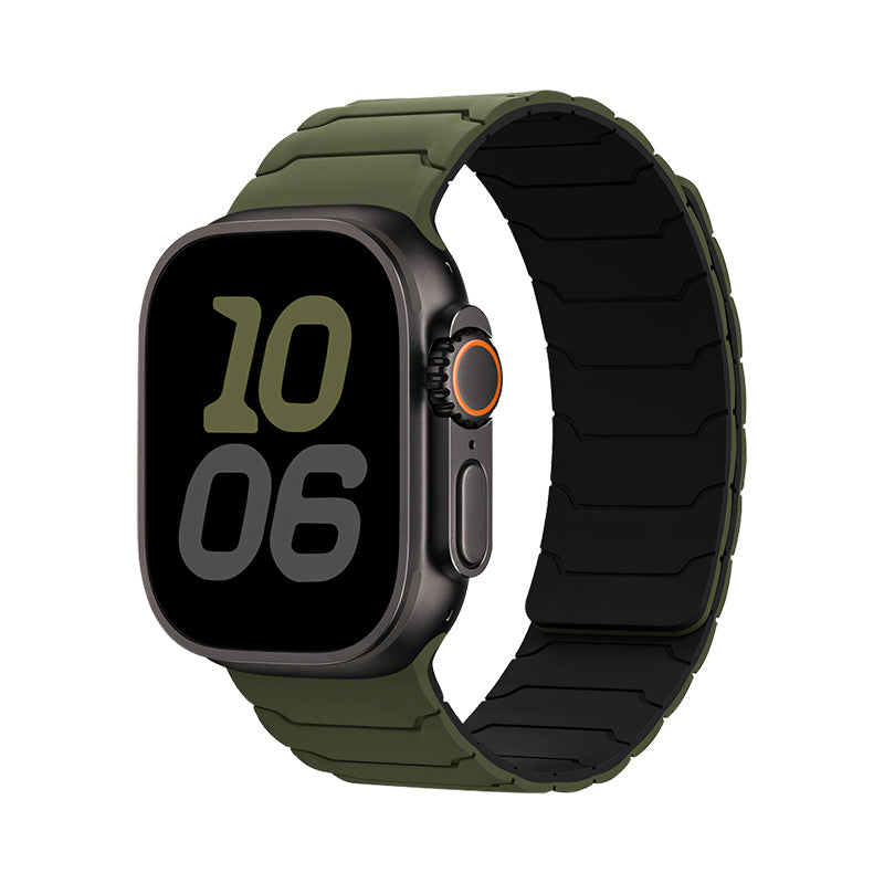 Flexible Series Magnetic Silicone Strap Band for Apple Watch Series