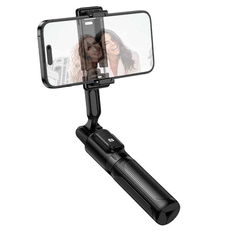 Ultra-Compact Bluetooth Selfie Stick and Foldable Travel Tripod (62cm)