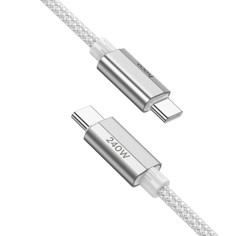 240W USB-C to USB-C Ultra Fast Charging Braided Data Cable 1.8m (5.9ft)