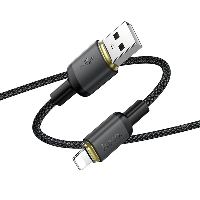 Durable Nylon Braided USB to Lightning Fast Charging and Data Cable (1m)