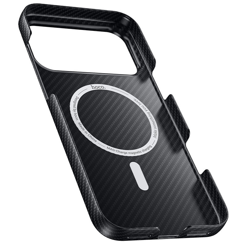 Ultra-Thin Magnetic Carbon Fiber Texture Protective iPhone Case