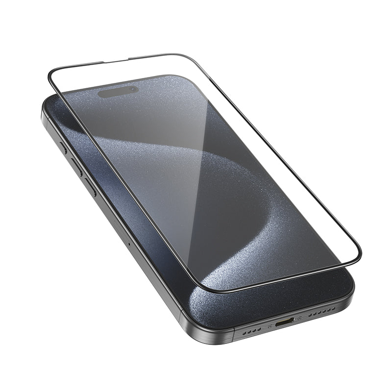 Full Screen Tempered Glass Screen Protector for iPhone 16 Pro Max (0.4mm Clear)