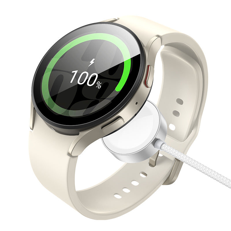 2-in-1 Magnetic Wireless USB-C Watch Charger for Apple & Samsung