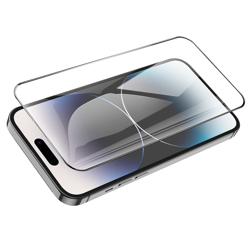 Full Screen Tempered Glass Screen Protector for iPhone 15 Pro Max (0.3mm Clear)