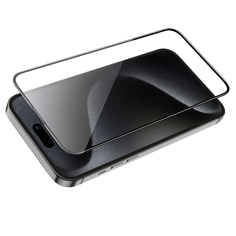 Full Screen Tempered Glass Screen Protector for iPhone 16 Plus | 15 Plus (0.4mm Clear)