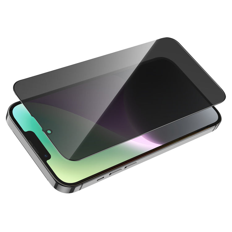 Full Screen Tempered Glass Screen Protector for iPhone 16e | 14 | 13 Pro | 13 (0.33mm Privacy)