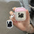 Pink White and Black Cat AirPods Case (Copy)