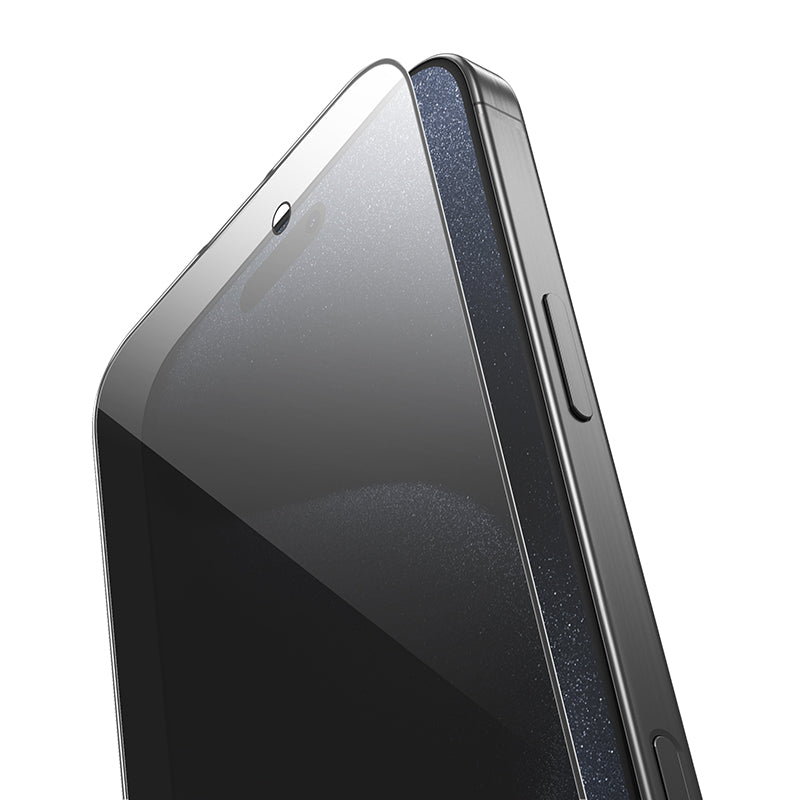 Full Screen Tempered Glass Screen Protector for iPhone 16 Pro (0.33mm Privacy)