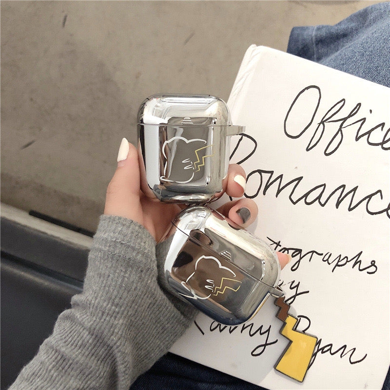 Chrome Pet Thunder AirPods Case