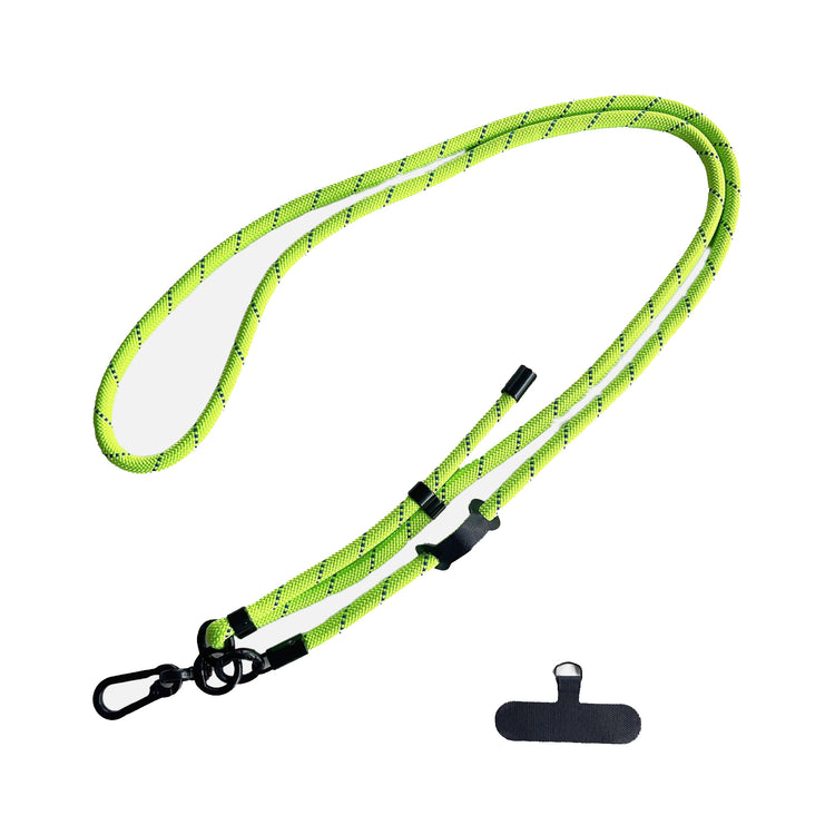 Adjustable Neck & Shoulder Strap (Green Black Stripe)