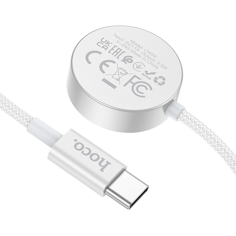 2-in-1 Magnetic Wireless USB-C Watch Charger for Apple & Samsung