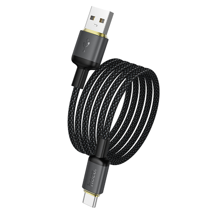 X128 USB-A to USB-C Fast Charging Data Braided Cable (3.3ft / 1m)