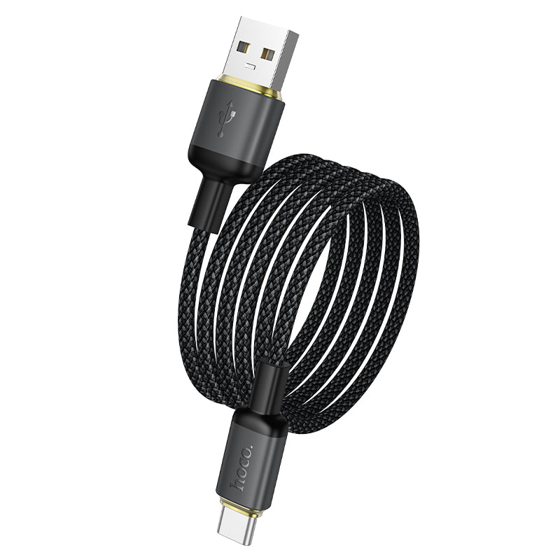 3A Fast Charging USB to Type-C Braided Cable High Speed Data (1m)