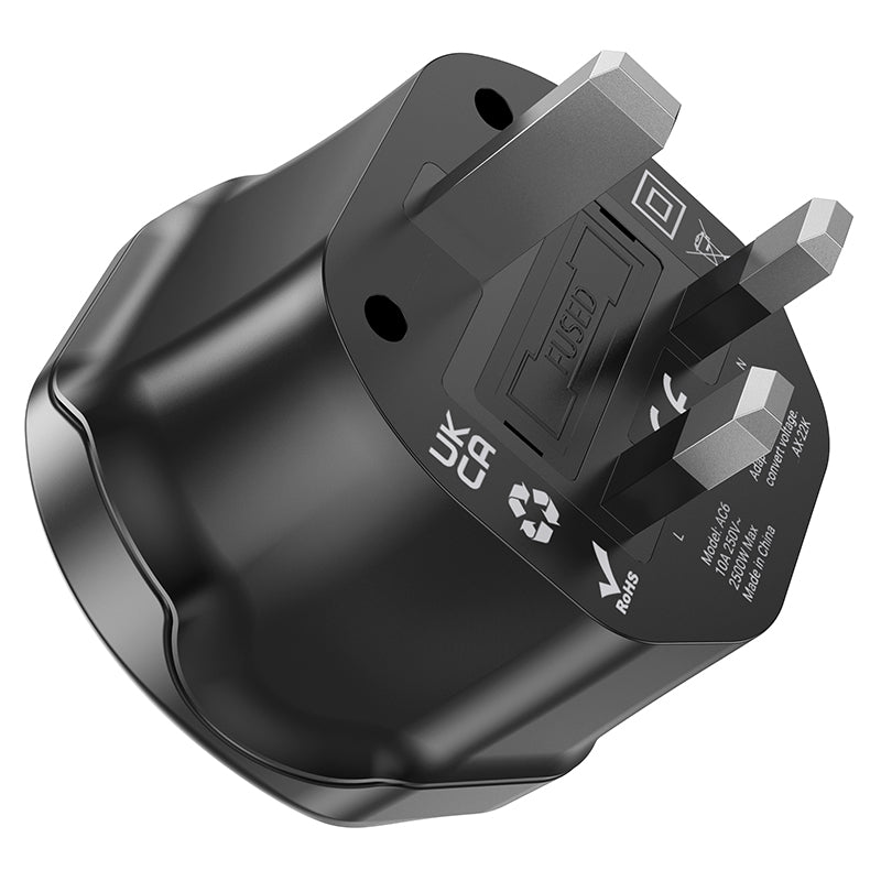 Universal UK Adapter Plug Flame Retardant Travel Converter Adapter