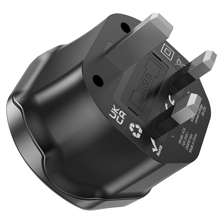 Universal UK Adapter Plug Flame Retardant Travel Converter Adapter