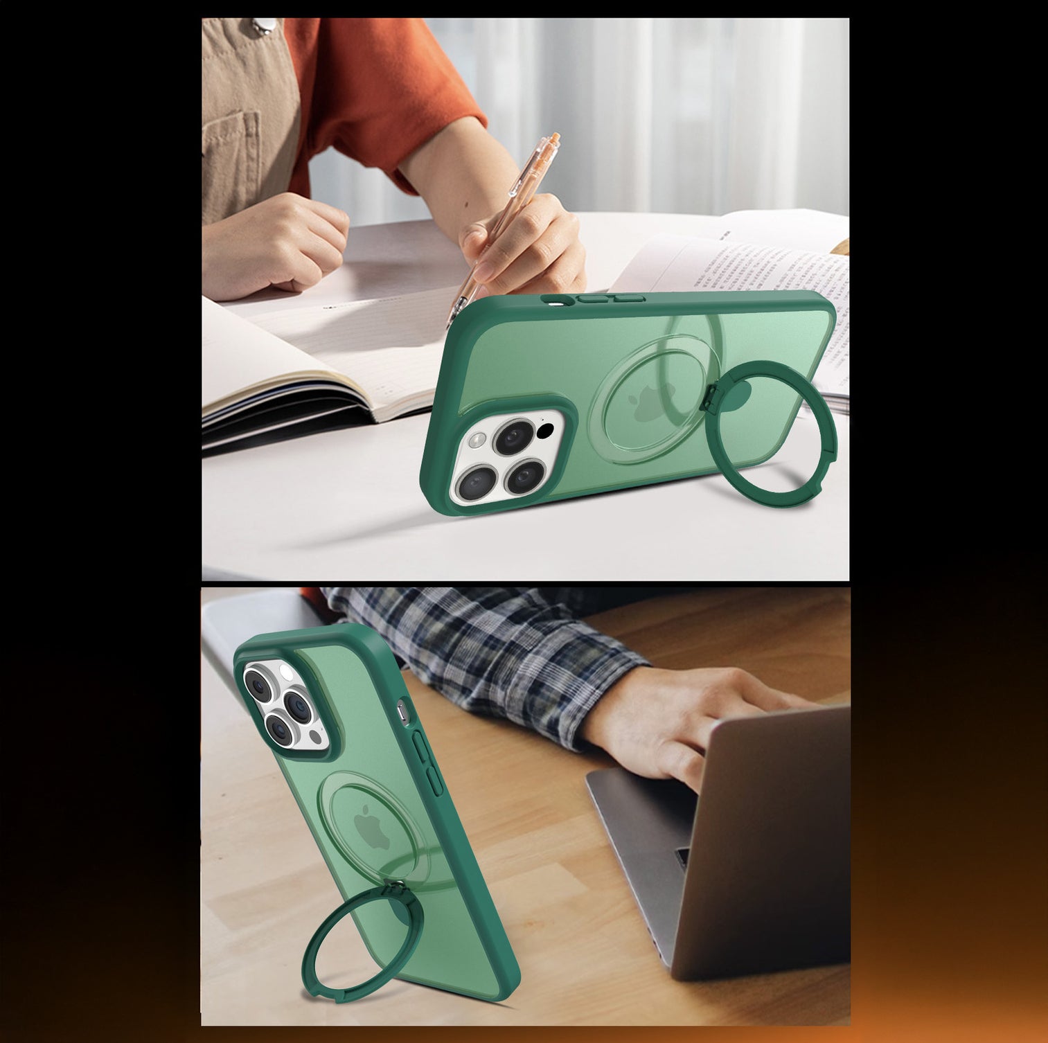 MagSafe Phone Case with Kick Stand for iPhones