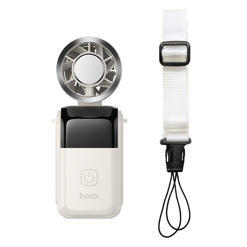 Ultra-Portable Foldable Mini Handheld Fan with Smart LED Digital Display