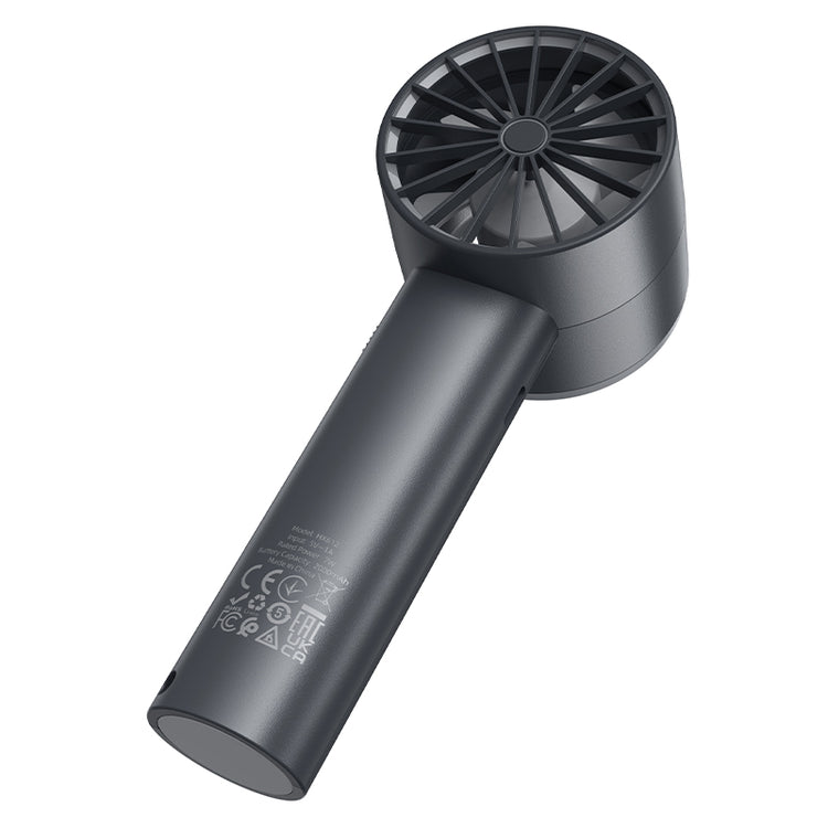 Portable Handheld Cooling Fan with Ice Cooling Plate and Digital Display