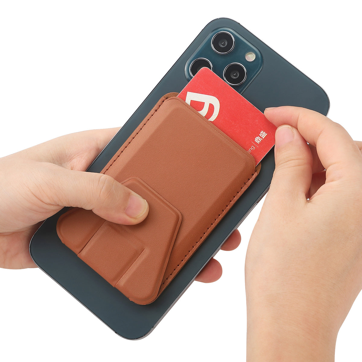 Card Holder Wallet with Kickstand (Adhesive)