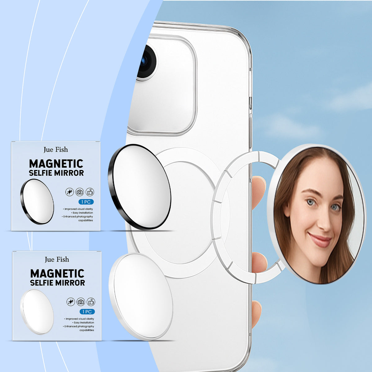 Jue Fish Magnetic Selfie Mirror
