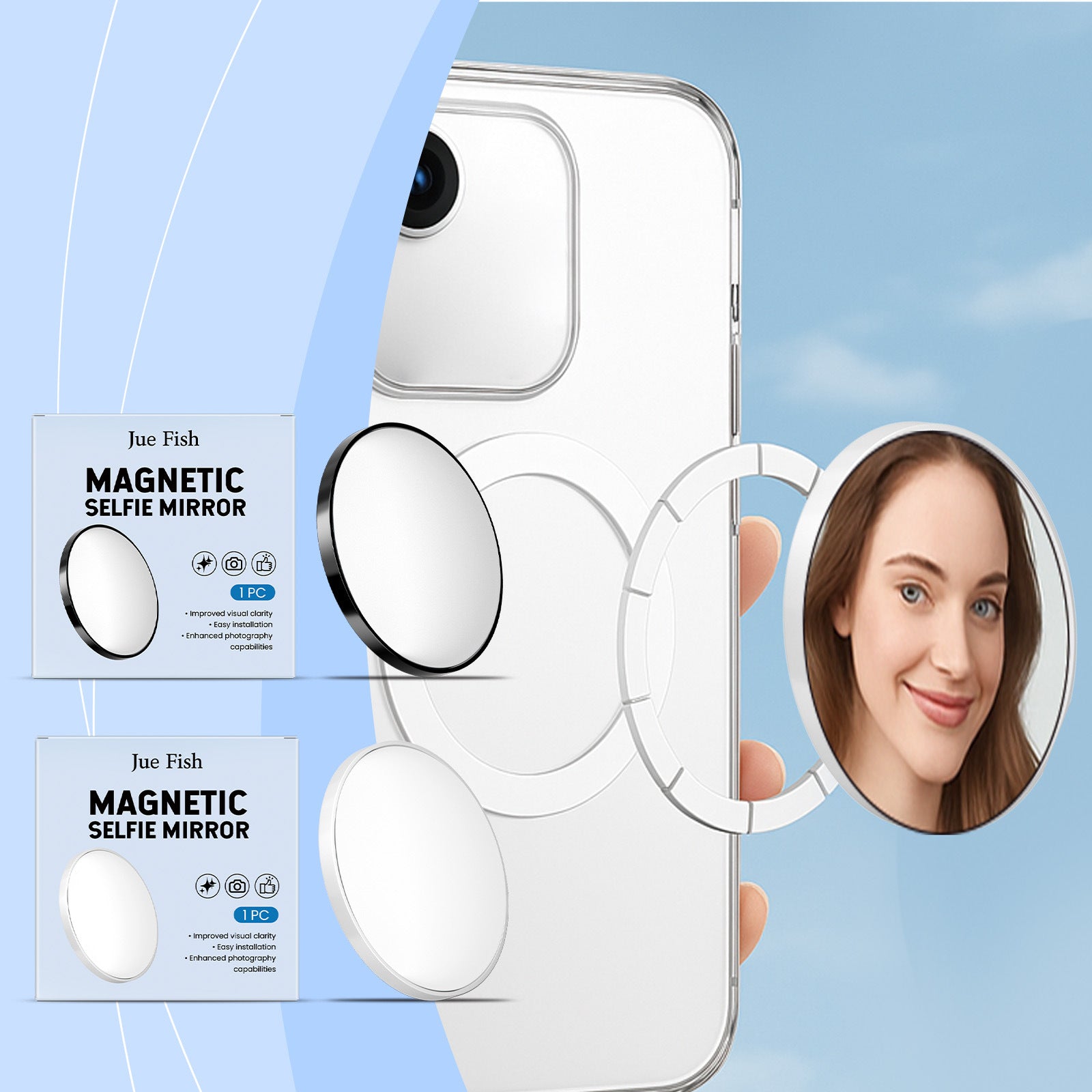 Jue Fish Magnetic Selfie Mirror
