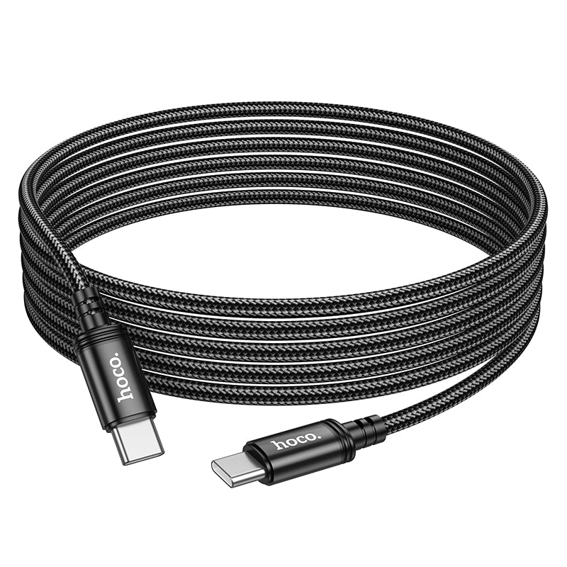 Hoco 60W Braided USB-C to USB-C Data and Charge Cable (3m) - SKmobile Canada