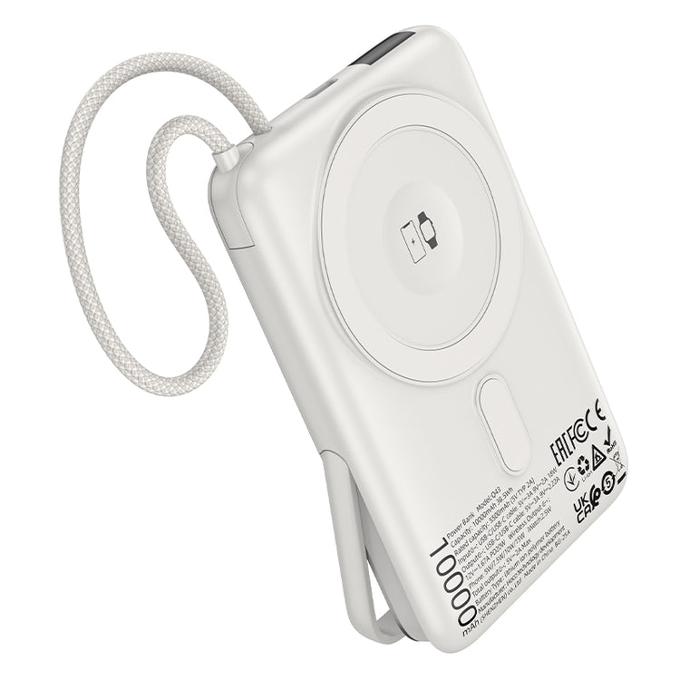 MagSafe Wireless Power Bank with Built-in Cable and Stand (10000mAh)